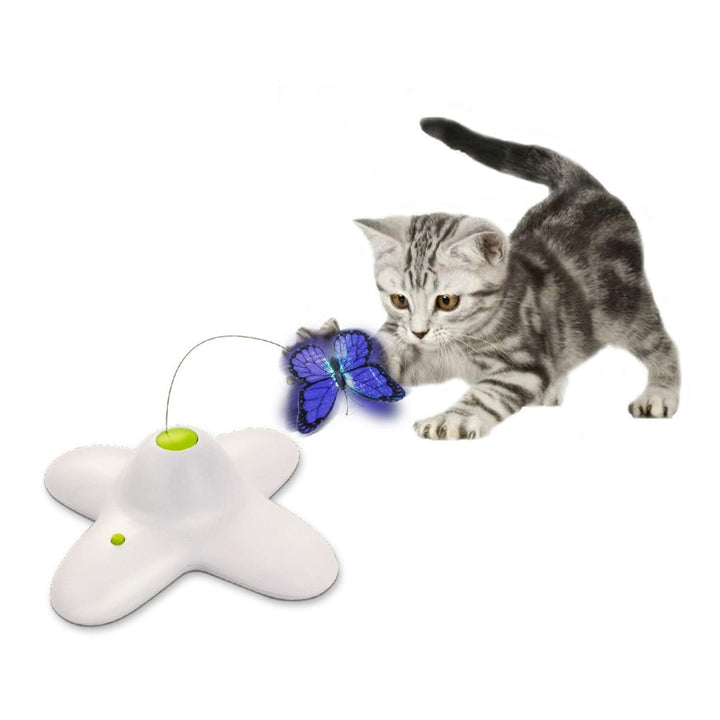 All For Paws Flutter Bug! This shiny butterfly will provide hours of entertainment as your cat tries to catch it - AD.
