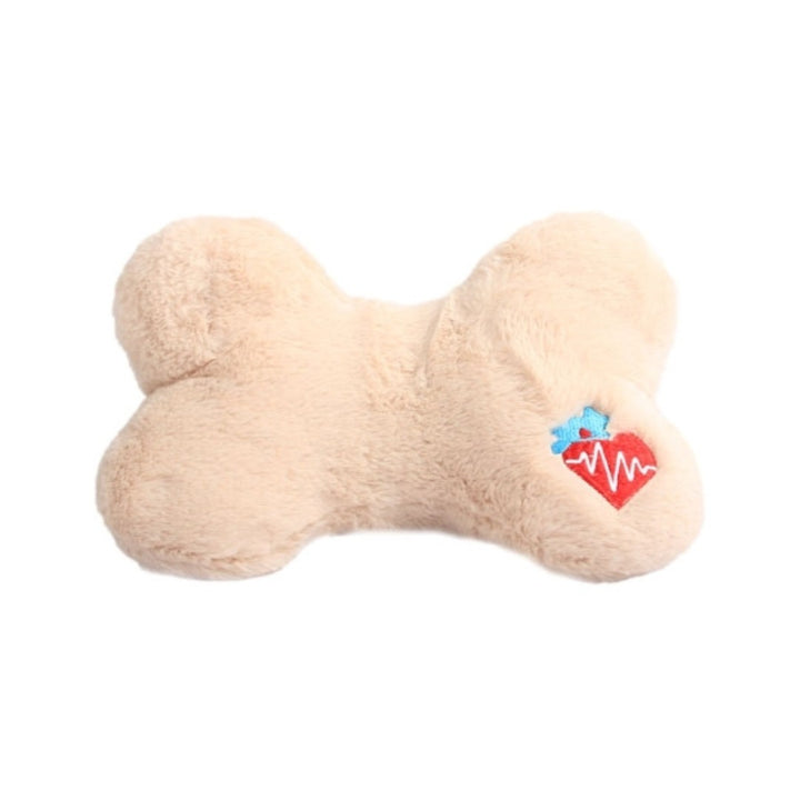 All For Paws Heart Beat Pillow Dog Toy is made of soft, non-toxic material and provides a fun playing experience with furry friends - Full. 