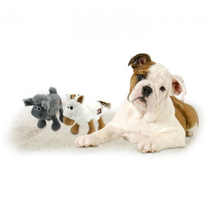 All For Paws Lambswool Cuddle Animal Horse Dog Toy! Made with soft faux fleece, this toy is perfect for cuddling and playing with your furry friend - AD.