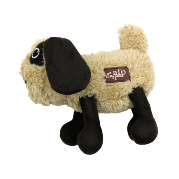 All For Paws Lambswool Cuddle Animal Rabbit Dog Toy is a plush toy for your furry friend. Its soft faux fleece covering is ideal for your dog's playtime and snuggles.