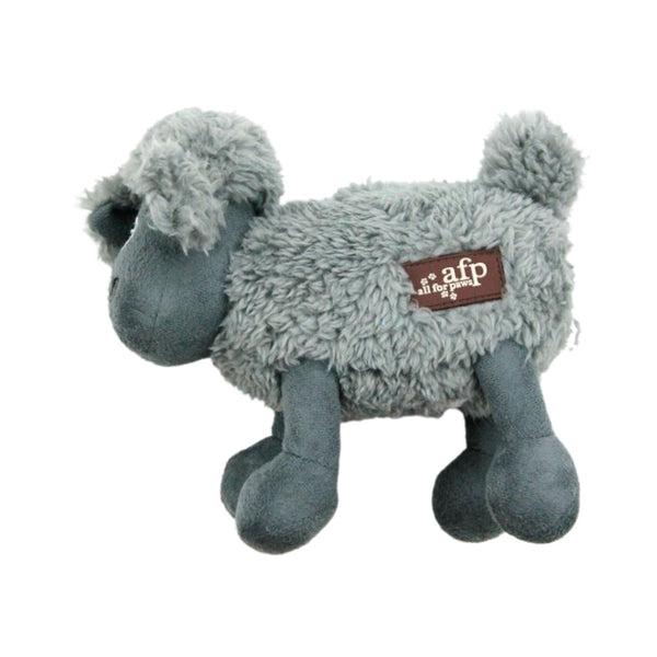 All For Paws Lambswool Cuddle Animal Sheep Dog Toy is a plush toy for your furry friend. Its soft faux fleece covering is ideal for your dog's playtime and snuggles.