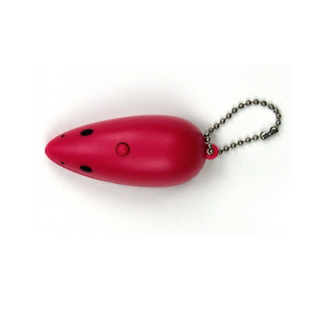The All For Paws Laser Mouse Cat Toy stimulates your cat's hunting instincts. The mouse moves quickly on the floor with an LED light on its nose to encourage tracking Pink Color. 