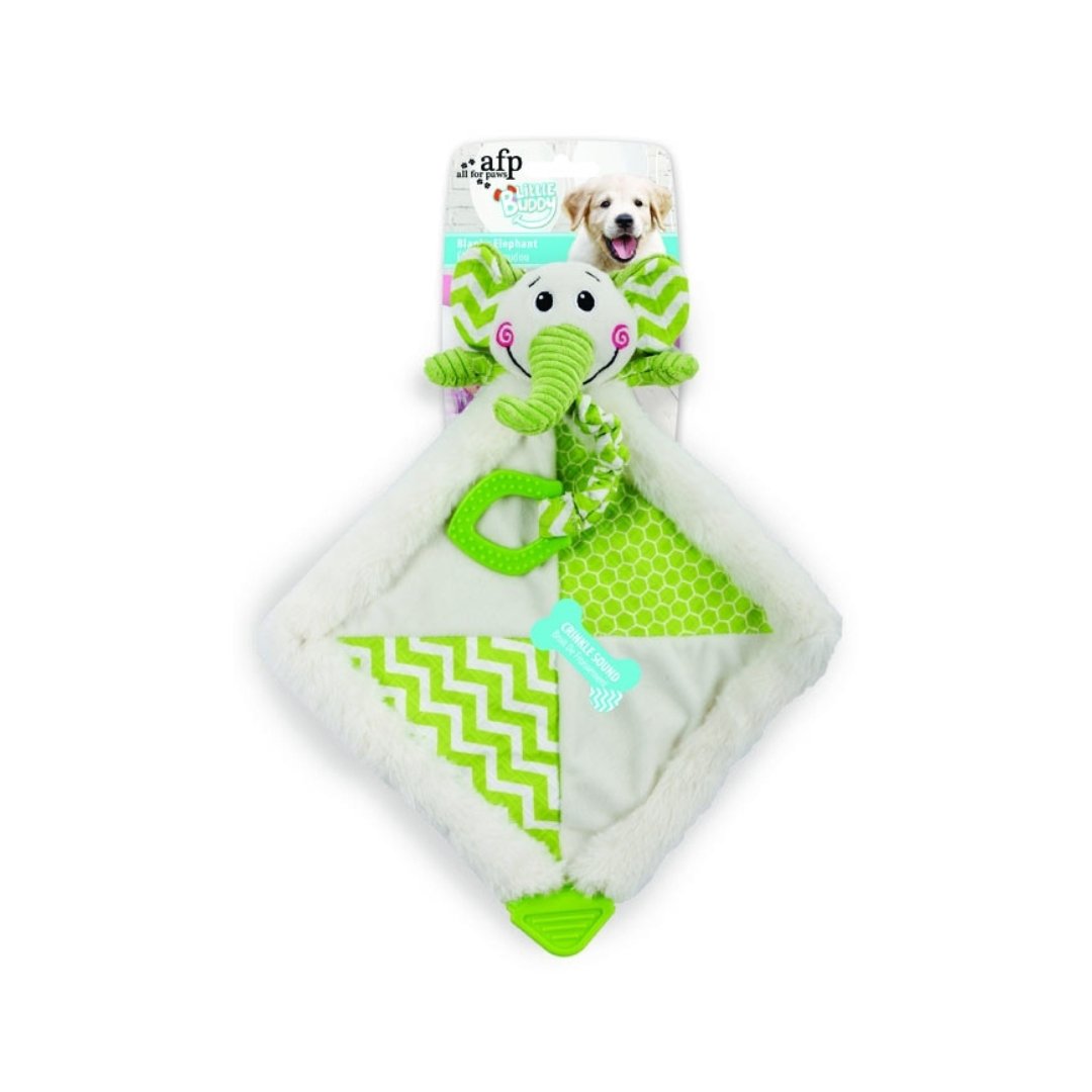 All For Paws Little Buddy Blanky Elephant for Dogs is perfect for snuggling up with, and your pet will love carrying it around wherever they go. 