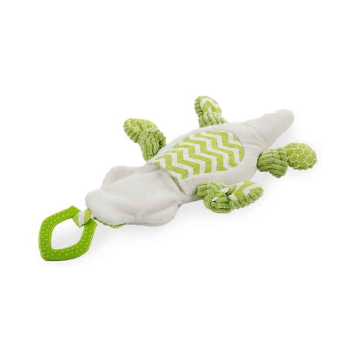 The All For Paws Little Buddy Comforting Gator Dog Toy is an adorable and cozy toy that your furry friend will surely enjoy- Back. 