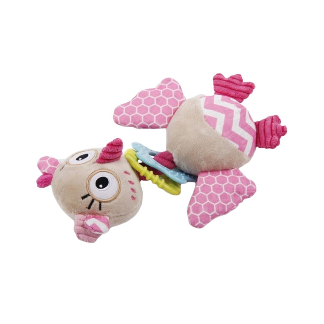 All For Paws Little Buddy Keekee Bird Dog Toy. The cuddly appearance will attract them, and the crinkle sound encourages playful behavior - Flat. 