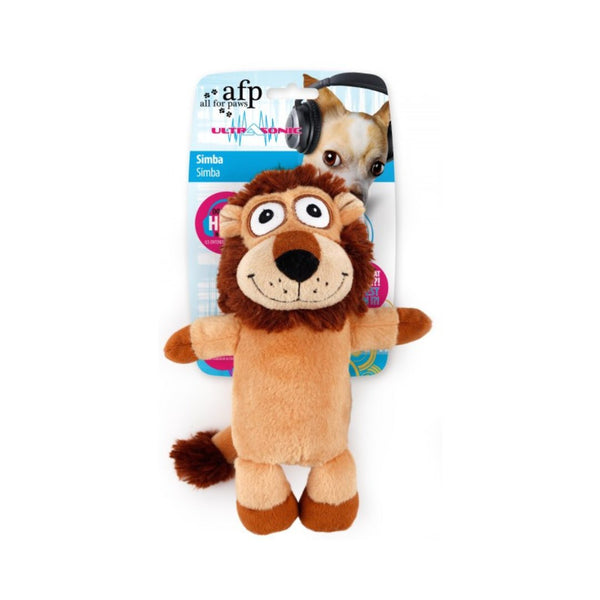 All For Paws Ultrasonic Simba Dog Toy is the perfect squeaky toy but without the irritating noise. Thanks to its ultrasonic squeaker, only dogs can hear the toy.