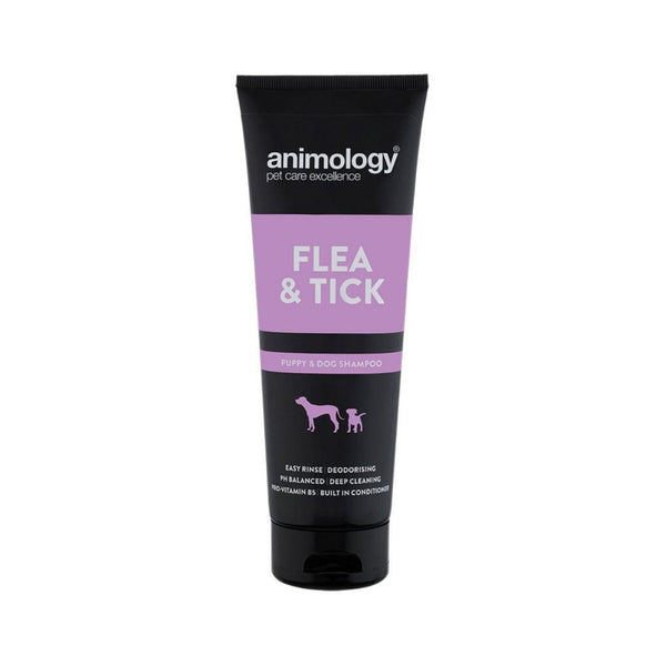 Animology Flea & Tick shampoo is the perfect solution if your dog has fleas and ticks. It works on all types of dog coats, removes fleas and ticks, and soothes irritated skin.