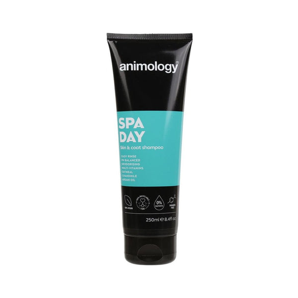 Indulge your furry friend with the Animology Spa Day Skin & Coat Dog Shampoo. This luxurious shampoo is crafted to nourish and protect your dog's skin and coat.