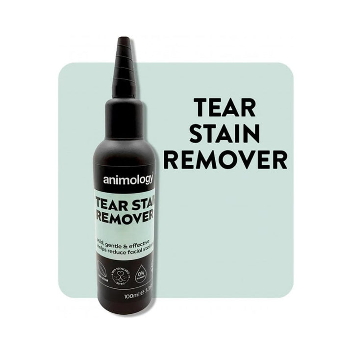 Animology Tear Stain Remover helps reduce the build-up of dirt deposits around the eyes and prevents excessive staining 2.