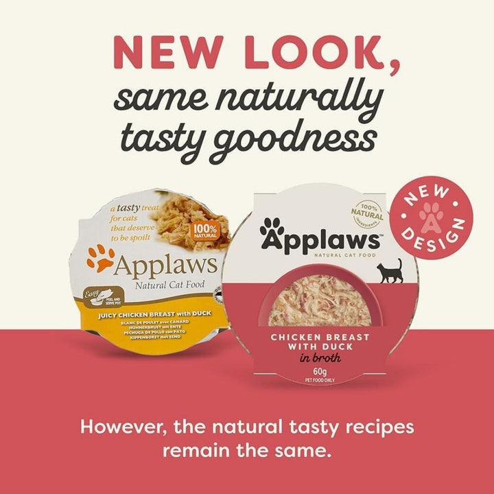 Applaws Chicken with Duck Wet Cat Food - New Look.