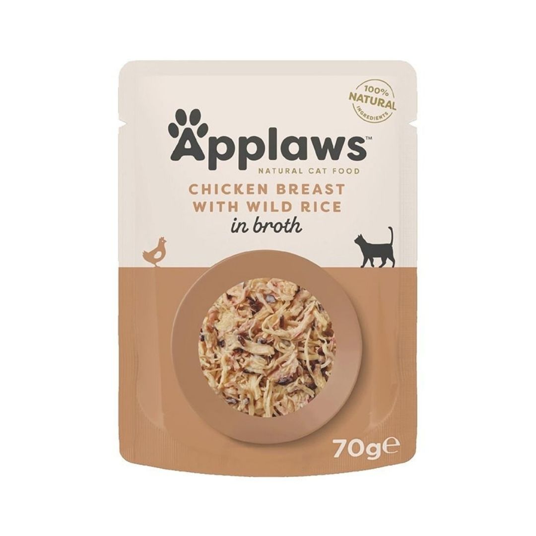 Applaws Chicken with Rice Cat Wet Food – High Protein, Natural Nutrition for All Life Stages
