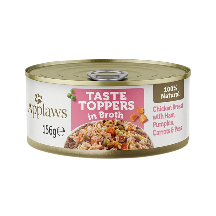 Applaws Taste Toppers in Broth Chicken with Ham and Vegetables Wet Dog Food