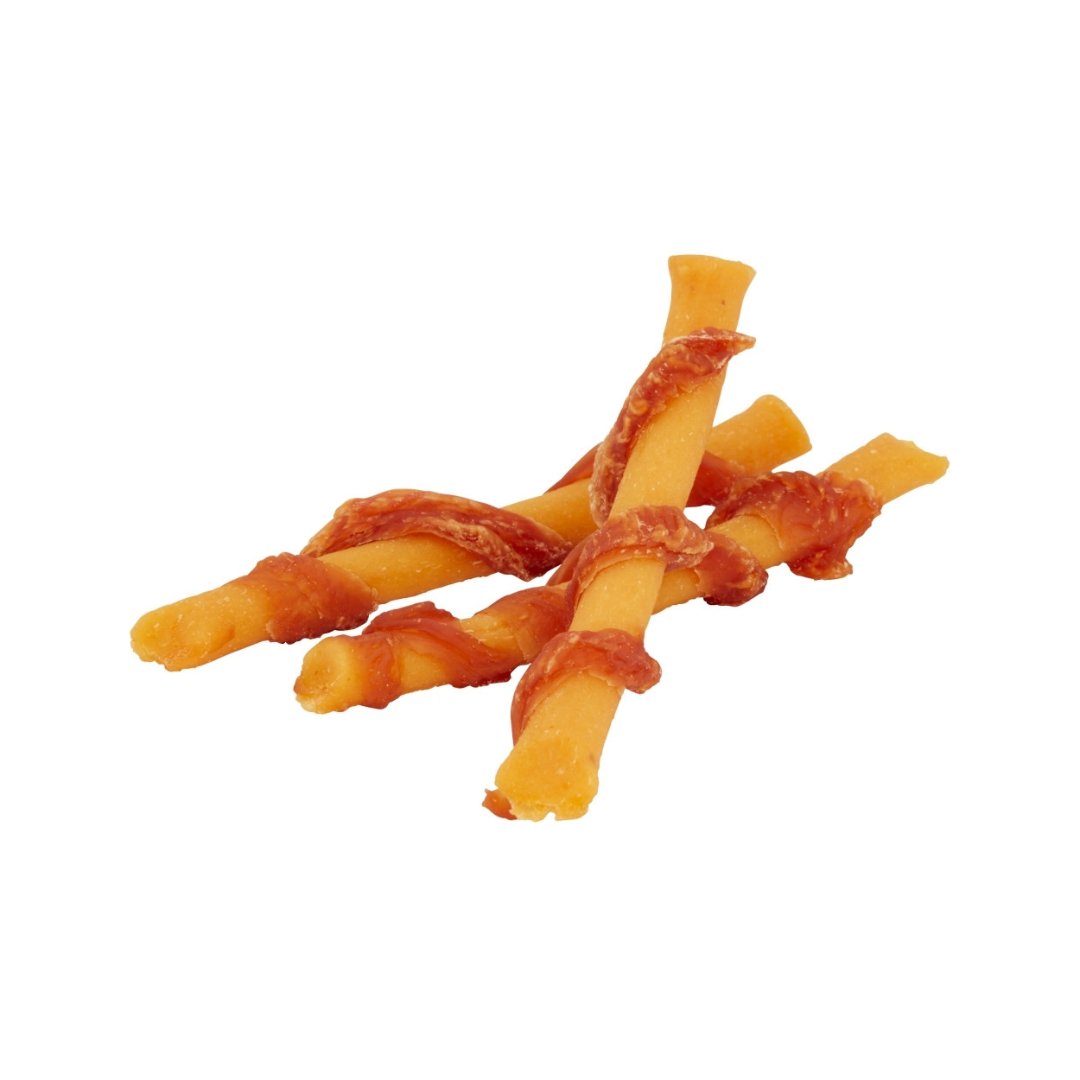 Armitage Chicken & Sweet Potato Stick Dog Treats - the perfect chewy snack for your furry friend. It is made with 100% natural chicken breast meat and sweet potato- Full.