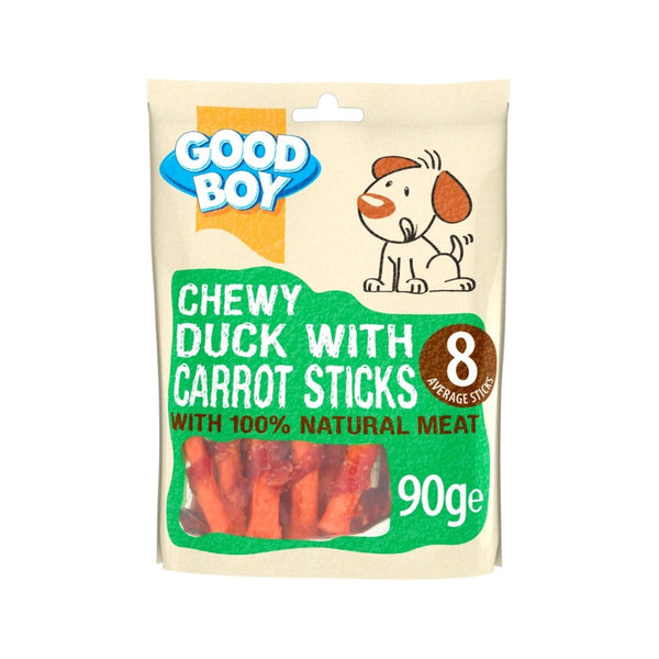 Looking for a tasty and healthy treat for your furry friend? Look no further than Armitage Duck Carrot Stick Dog Treats from Good Boy Pawsley & Co.