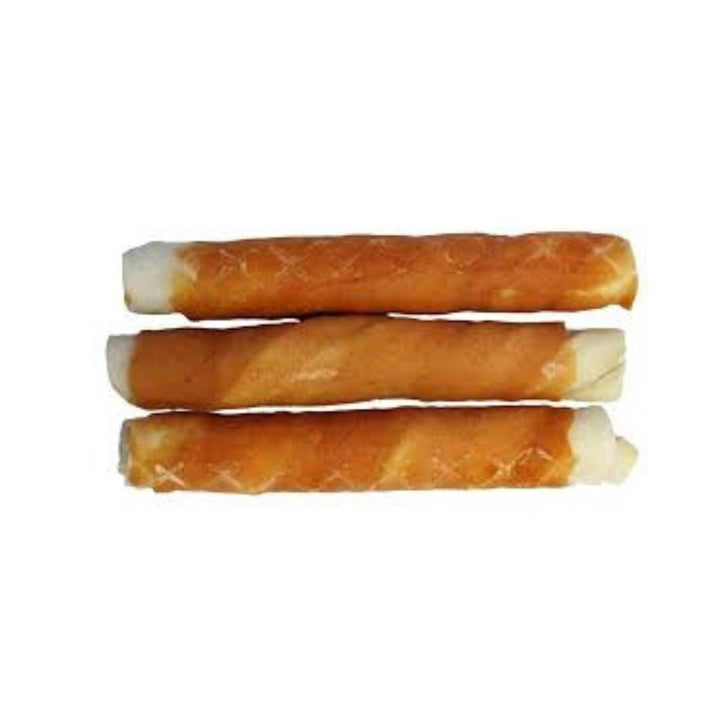 Armitage Jumbo Chicken Chewy Twists - a delicious treat for dogs! These treats are made with 100% natural chicken breast and will delight your furry friend's tail wag - Full.