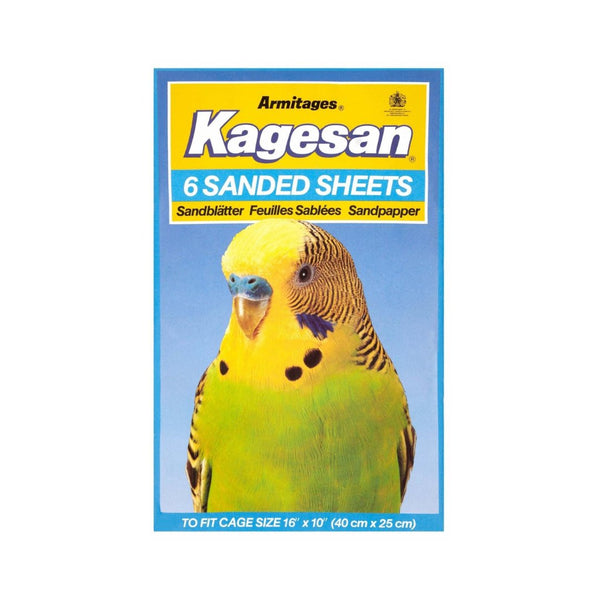 Keep your pet bird's cage tidy with Armitage Kagesan Sand Sheet and Litter. This convenient and hygienic solution is a must-have for pet bird owners.