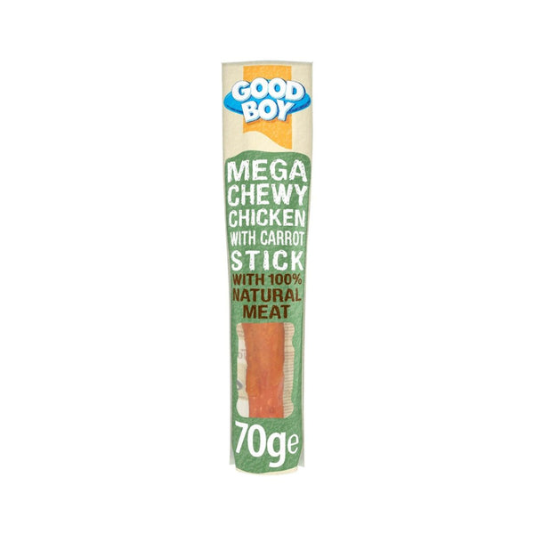 Armitage Mega Chicken Carrot Dog Treats. These delicious and exciting treats will keep your dog happy and entertained. Made with 100% natural chicken breast meat,