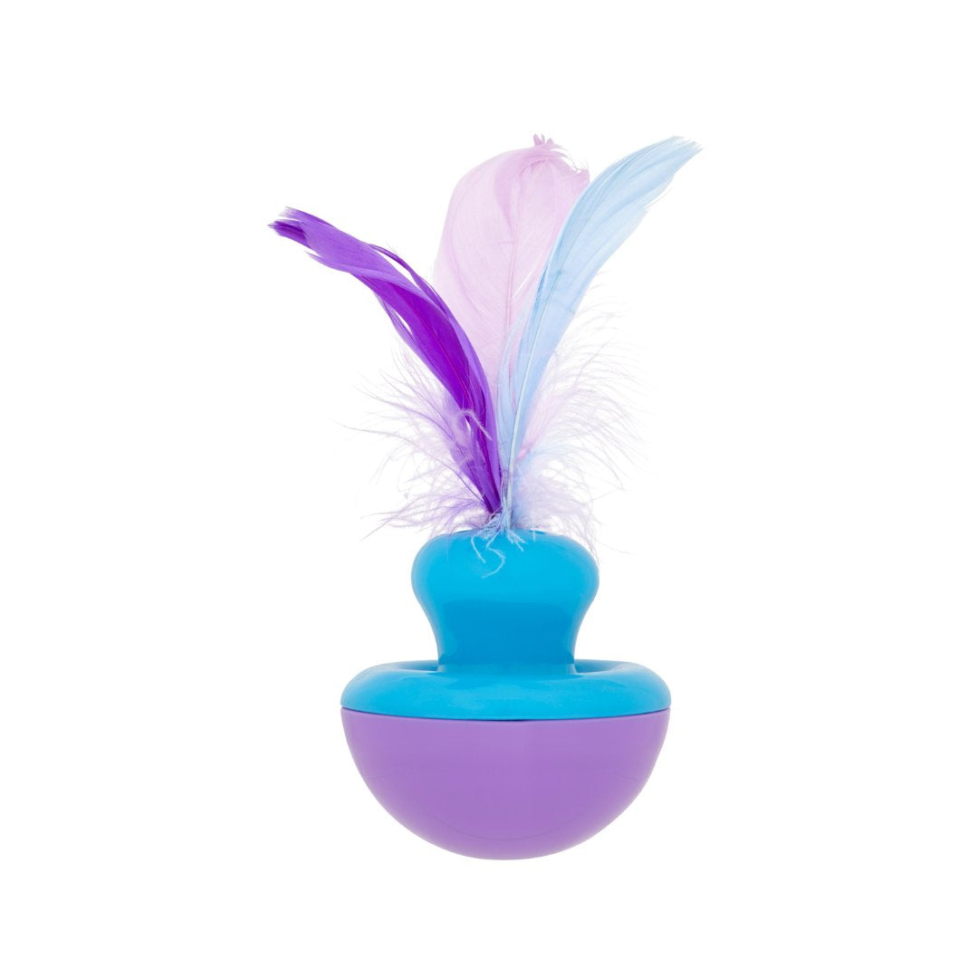Armitage Meowee Catnip Wobbler Cat Toy. This weighted base toy promotes healthy exercise and interactive play, bringing out the best in your furry friend.