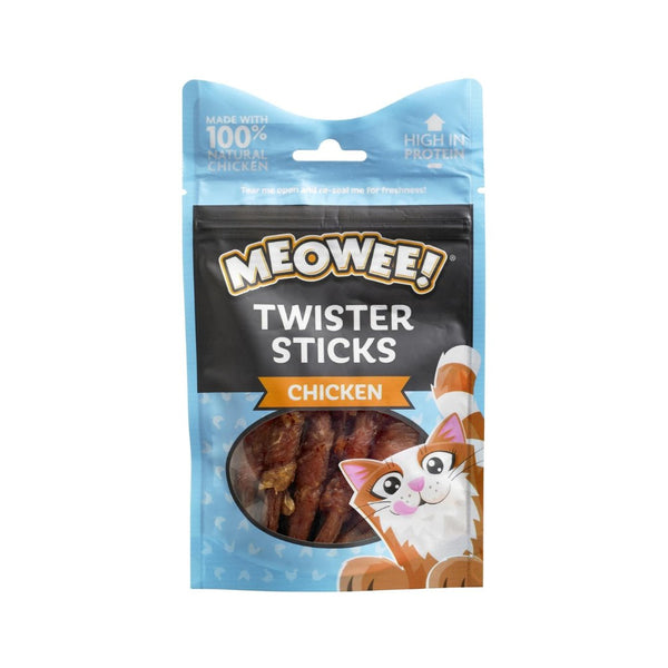  Armitage Meowee Twister Sticks Chicken 7s Cat Treats are made with 100% natural chicken and wrapped in delicious chicken breast for double the purrs. 