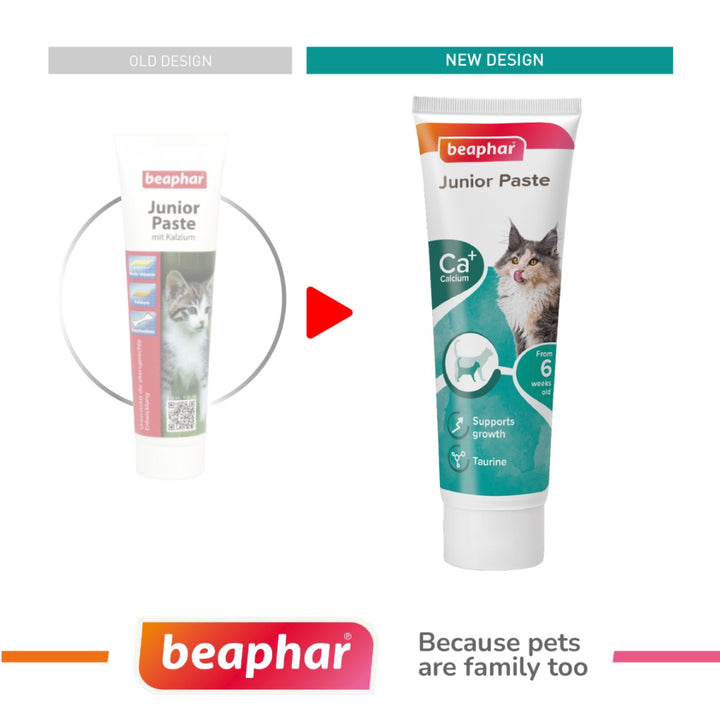 Beaphar Cat Junior Multi-Vitamin Paste - New Look