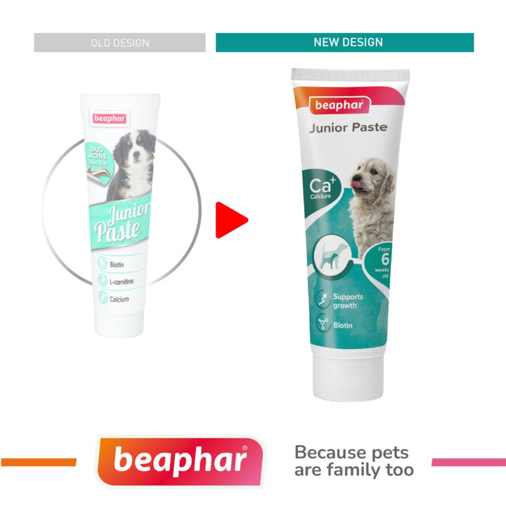 Beaphar Junior Multi-Vitamin Paste For Dogs - New Look