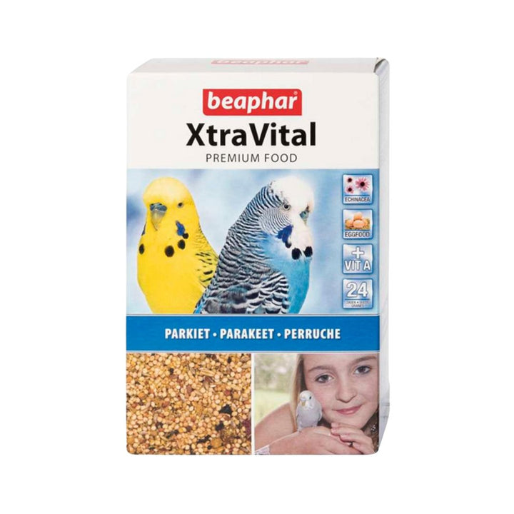 Beaphar XtraVital Parakeet Feed is a premium food designed with nutrition experts, vets, and bird specialists.