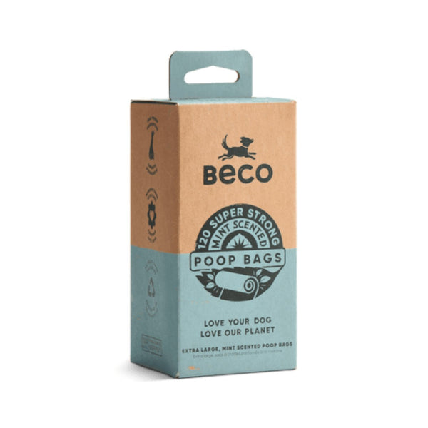 Beco Pets Mint Scented Dog Poop Bags - Box