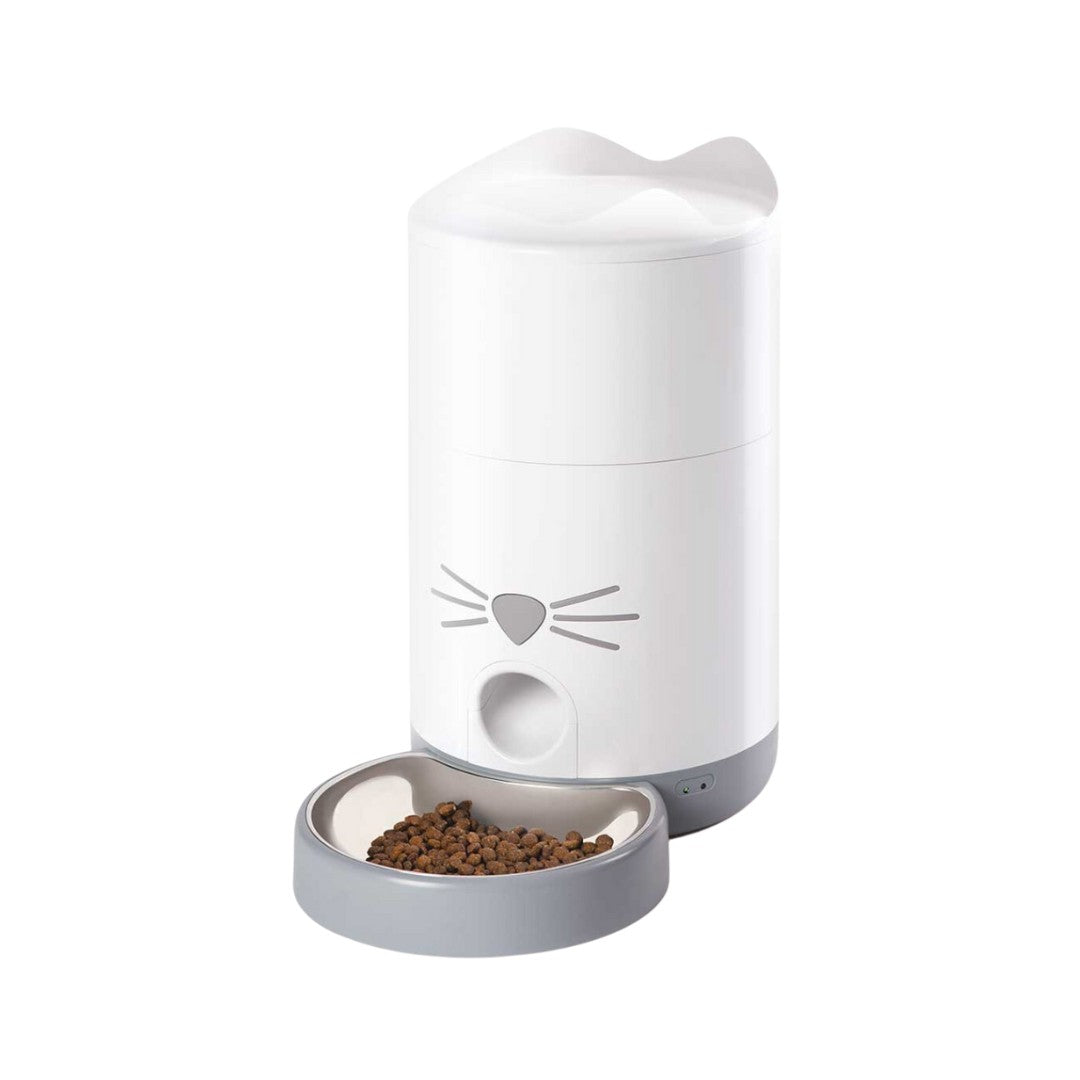 Catit PIXI Smart Automatic Dry Cat Food Feeder - front view