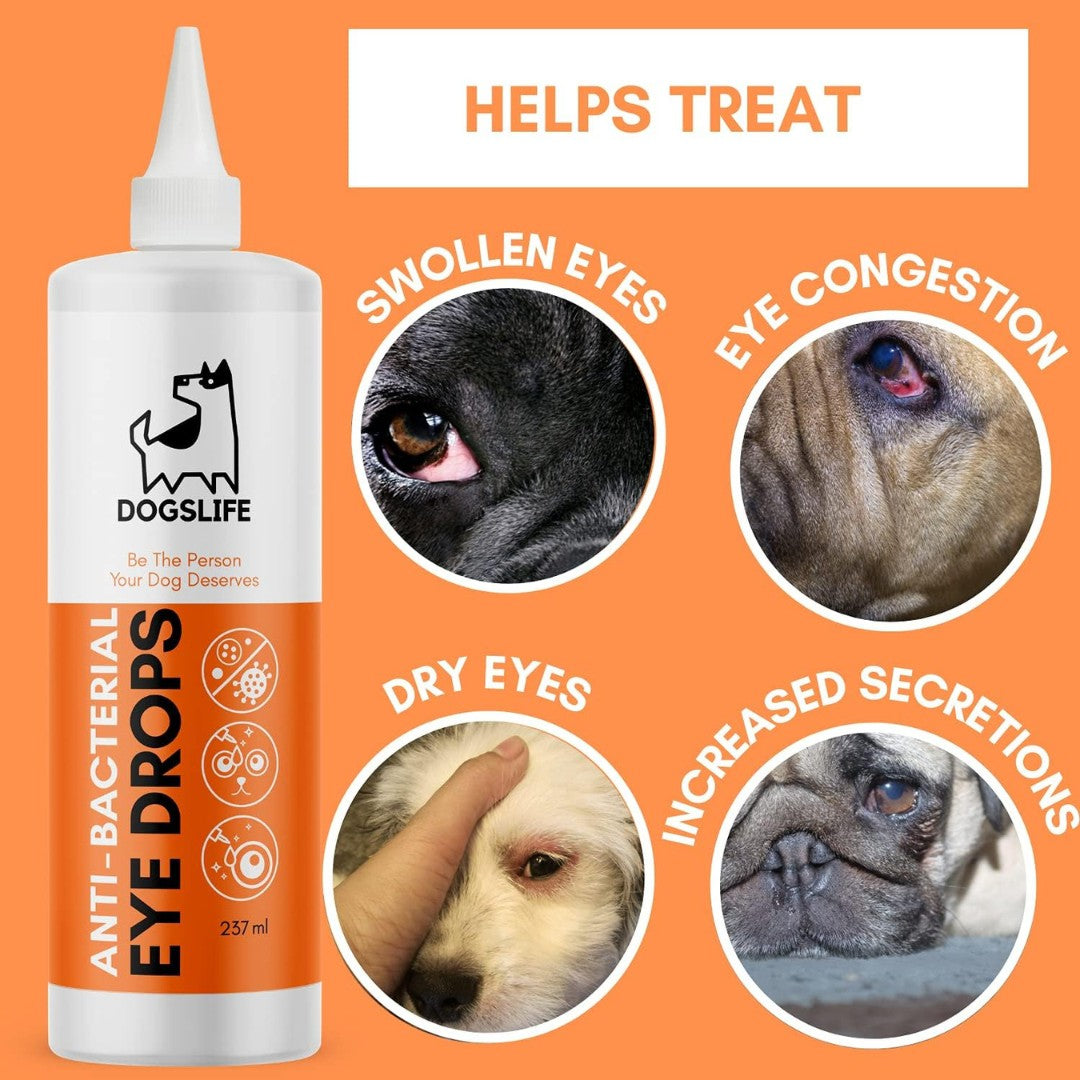 Elevate your dog's eye care routine with DogsLife Eye Drops Dog – a testament to quality, safety, and effectiveness—order now for a brighter and healthier outlook for your canine companion.