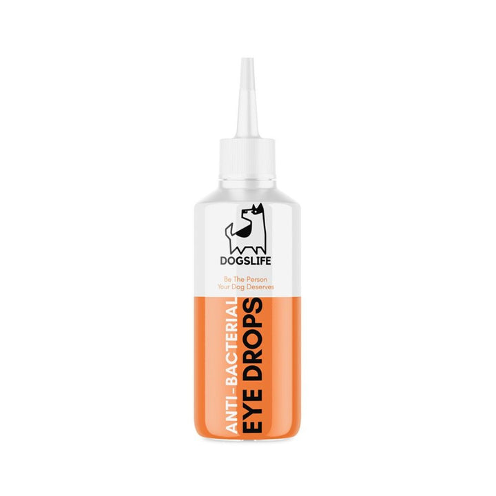 DogsLife Anti-Bacterial Eye Drops for Dogs - Front Bottle 