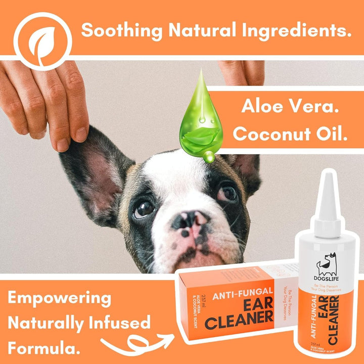DogsLife Dog Anti-Fungal Ear Cleaner - Ingredients 