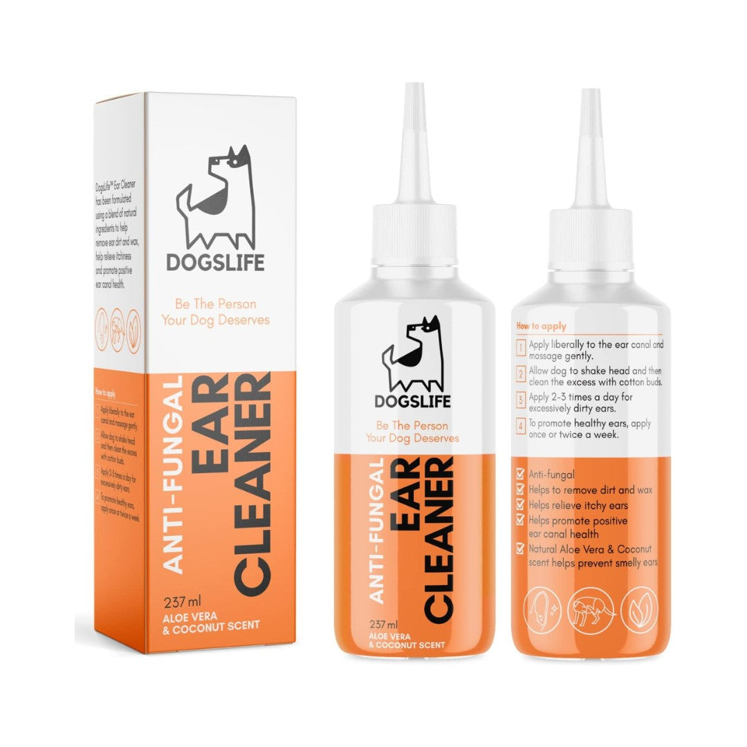 DogsLife Dog Anti-Fungal Ear Cleaner - Full Box