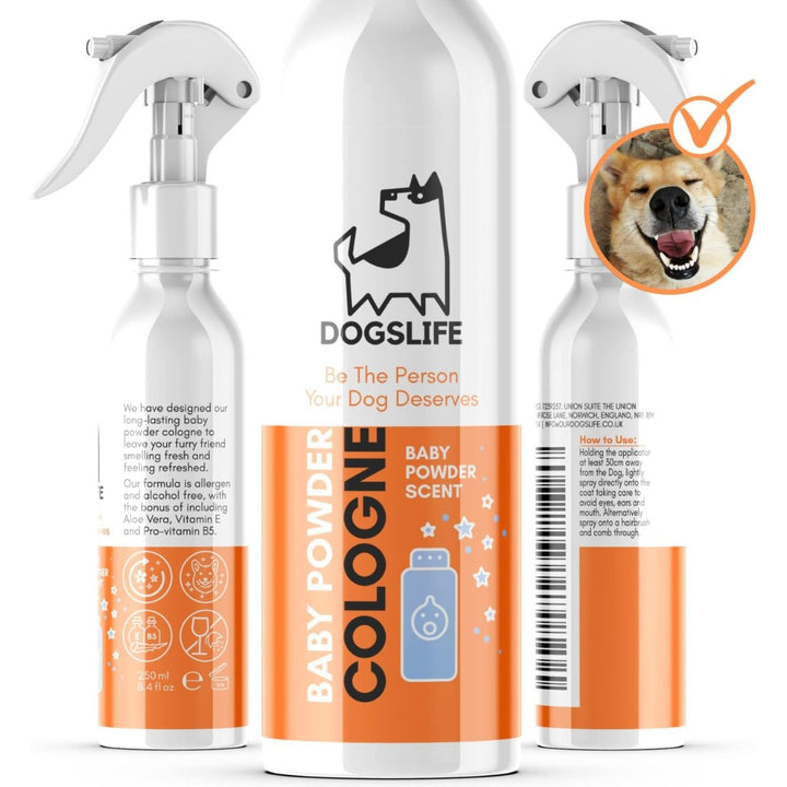 DogsLife Baby Powder Cologne Dog Spray - With Box
