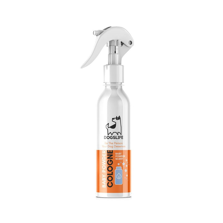 DogsLife Baby Powder Cologne Dog Spray - Front Bottle 