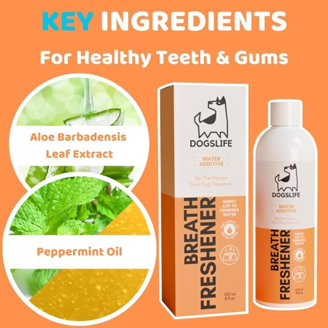 DogsLife Dog Breath Freshener Water Additive - Ingredients 