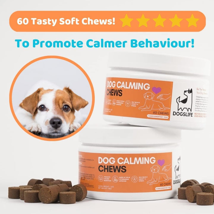 DogsLife Calming Chews Dog Treats - Benefits 