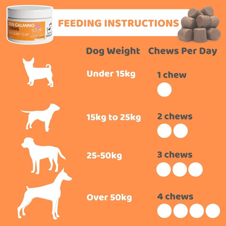 DogsLife Calming Chews Dog Treats - how to use