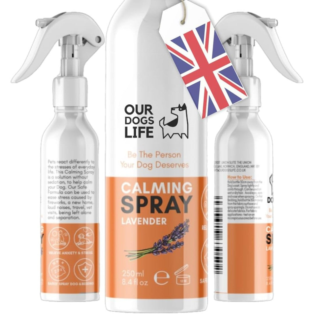 DogsLife Calming Lavender Dog Spray - Bottle with Box