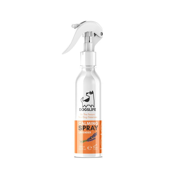 Choose DogsLife Calming Lavender Dog Spray for a stress-free and serene experience for your beloved pet. It is a 250ml solution for holistic anxiety relief without sedation. It is tailored to meet your dog's unique needs.