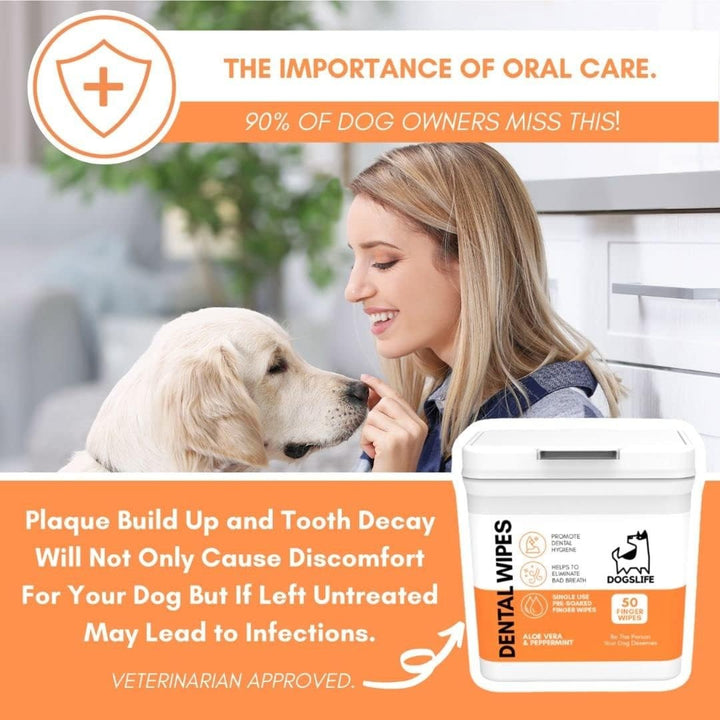DogsLife Dog Dental Wipes - Product information's 