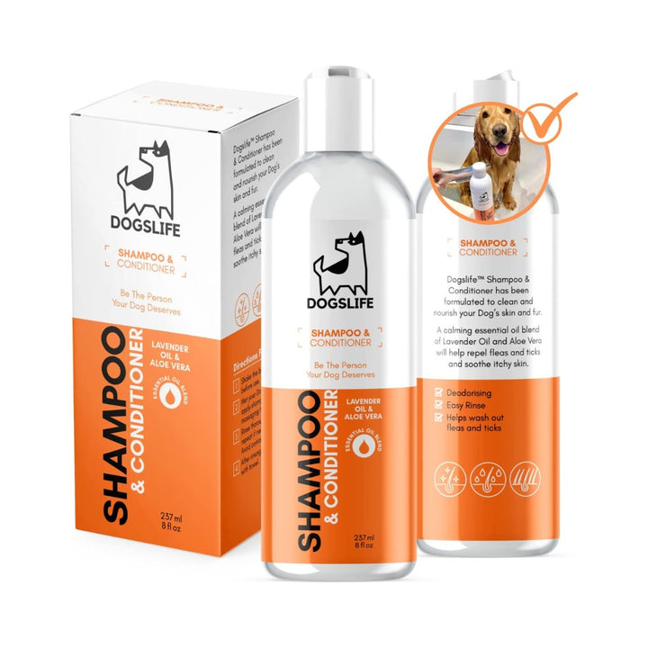 DogsLife Dog Shampoo & Conditioner - Bottle with Box