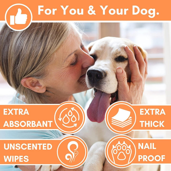 Choose DogsLife Unscented Grooming Dog Wipes 100pcs for a grooming experience that seamlessly combines effectiveness, versatility, and an eco-friendly approach. 