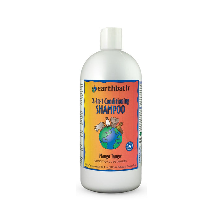 Transform your pet's grooming routine into a sensory delight with Earthbath® Mango Tango 2-in-1 Conditioning Shampoo. Enjoy the convenience of a cleanser and conditioner in one.