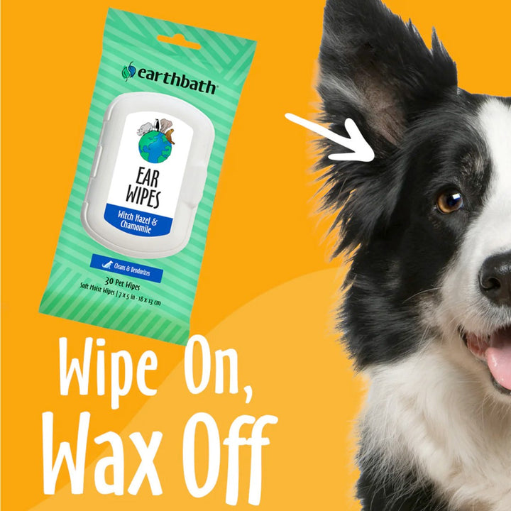 Experience the natural goodness of earthbath® Ear Wipes – the perfect solution for maintaining your pet's ear hygiene with care and convenience. AD