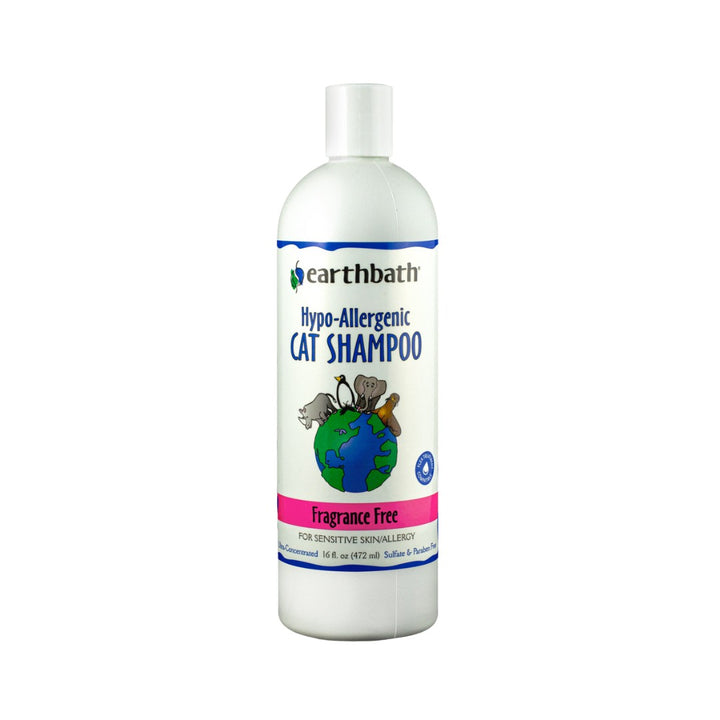 Elevate your cat's grooming experience with Earthbath Hypo-Allergenic Cat Shampoo - a fragrance-free, gentle solution for sensitive feline companions. 