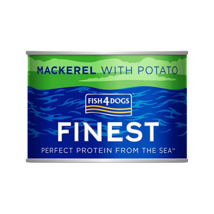 Fish4Dogs Mackerel Complete Wet Dog Food - Front Tin