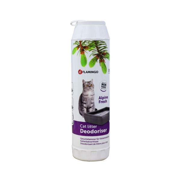  Flamingo Alpine Fresh Cat Litter Deodoriser - Keep Your Cat's Space Fresh and Clean - Front Bottle 