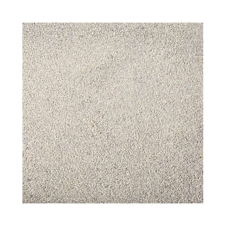 Close-up of Flamingo Bentonite Scented Baby Powder Cat Litter showing fine, low-dust granules with clumping texture for easy scooping and odor control.