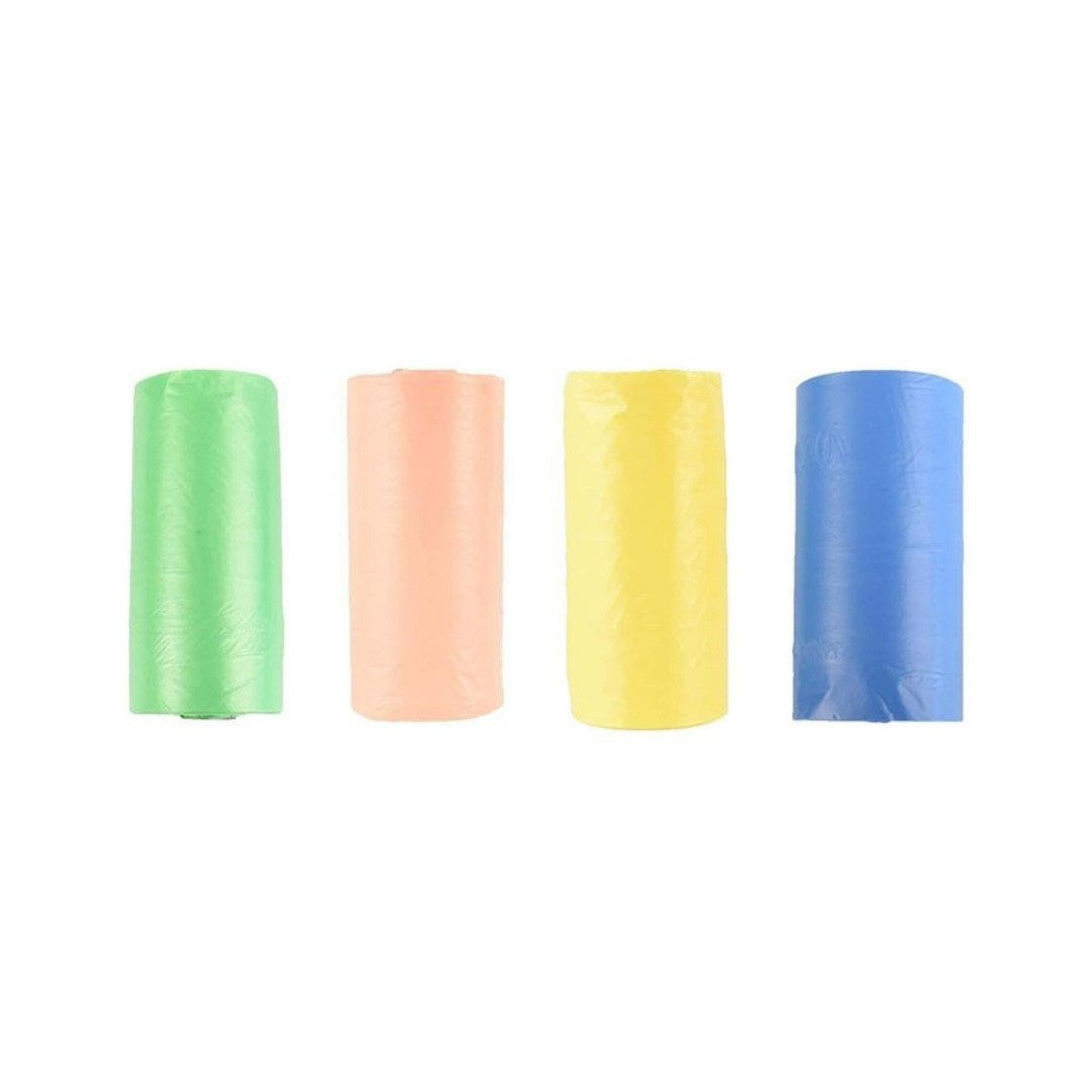  Flamingo Biodegradable Poop Bags for Dogs - Eco-Friendly Cleanup Solution in Dubai. Opened Bags