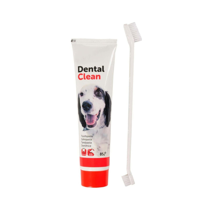 Flamingo Dog Dental Clean Kit - Essential Dental Care Solution for Dogs - open Box